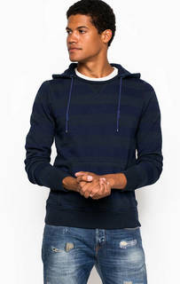 Толстовка из хлопка в полоску с карманом-кенгуру Scotch&Soda