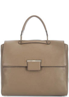 Сумка из мягкой кожи с короткой ручкой и съемным плечевым ремнем Furla