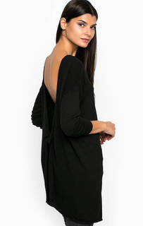 Удлиненный джемпер с открытой спиной MET