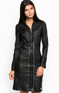 Черное платье на молнии MET