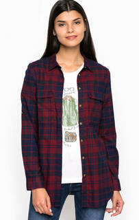 Хлопковая рубашка в клетку Barbour