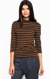 Футболка в полоску с высоким воротом Ichi