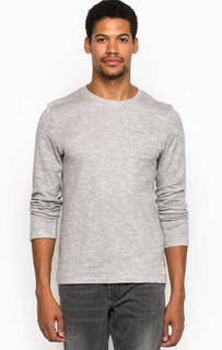 Хлопковый джемпер с круглым вырезом Tom Tailor