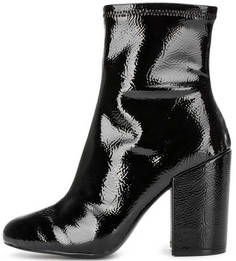 Лакированные ботильоны на каблуке Steve Madden