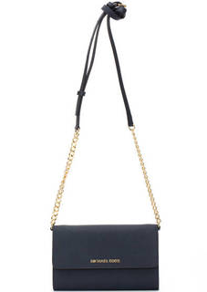 Кожаная сумка-кошелек со съемным плечевым ремнем Michael Michael Kors