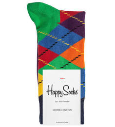 Разноцветные хлопковые носки Happy Socks