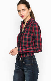 Красная рубашка в клетку Pepe Jeans