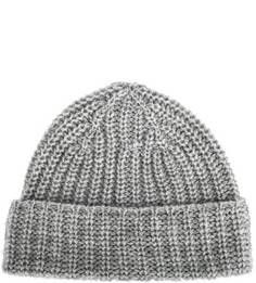 Серая шапка из шерсти Drykorn