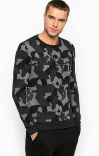 Хлопковый свитшот с отделкой нашивками Mavi