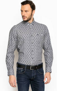 Хлопковая рубашка с длинными рукавами Lerros