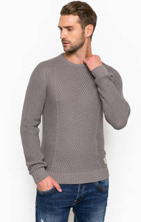 Серый трикотажный свитер Tom Tailor Denim