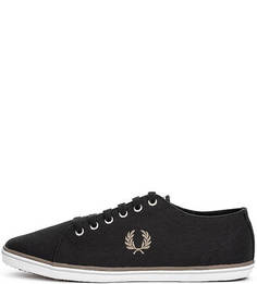 Текстильные кеды с логотипом бренда Fred Perry