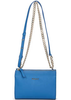 Синяя сумка с одним отделом Dkny