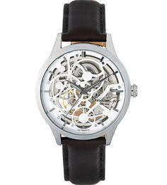 Часы с коричневым кожаным браслетом Kenneth Cole