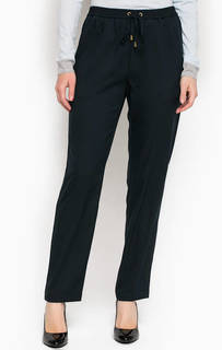 Зауженные синие брюки на резинке Michael Michael Kors