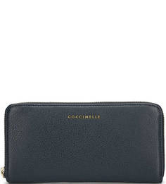 Кожаный кошелек на молнии Coccinelle