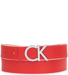 Тонкий кожаный ремень Calvin Klein Jeans