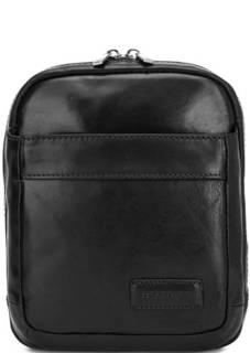 Однотонная сумка со стационарным плечевым ремнем Sergio Belotti