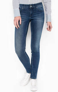 Синие джинсы с низкой посадкой Hilfiger Denim