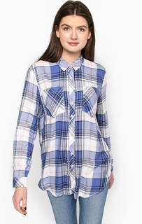 Блуза в клетку с карманами Hilfiger Denim