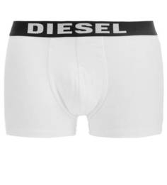 Белые хлопковые трусы-боксеры Diesel
