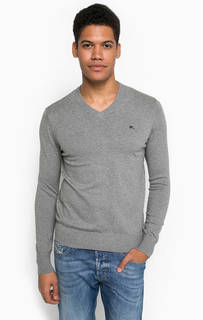 Хлопковый джемпер с треугольным вырезом Diesel