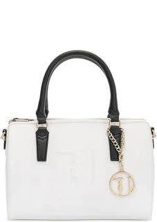 Сумка с короткими ручками и съемным ремнем Trussardi Jeans