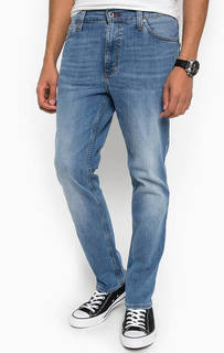 Синие зауженные джинсы Mustang