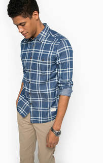 Рубашка из хлопка в клетку с нагрудными карманами Mustang
