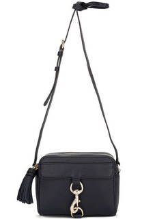 Синяя сумка через плечо на молнии Rebecca Minkoff