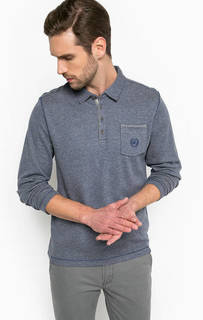 Хлопковая футболка поло с карманом Lerros