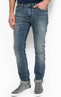 Синие зауженные джинсы Gas