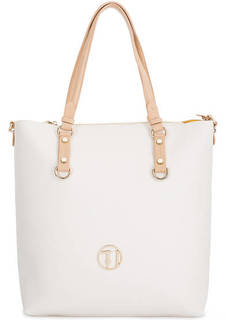 Вместительная сумка молочного цвета Trussardi Jeans