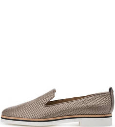 Коричневые лоферы Geox