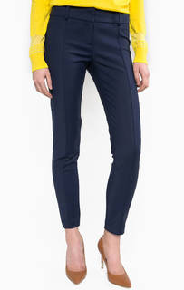 Укороченные синие брюки Patrizia Pepe