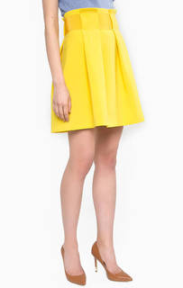Короткая желтая юбка Patrizia Pepe