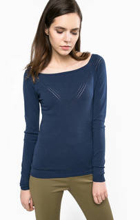 Синий джемпер из вискозы Patrizia Pepe