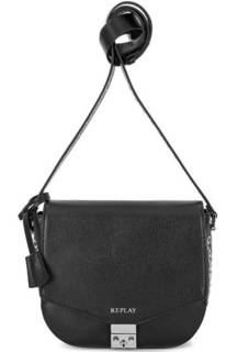 Сумка из искусственной кожи с металлическим декором Replay