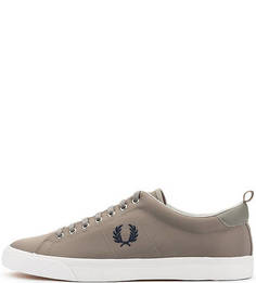 Серые текстильные кеды Fred Perry