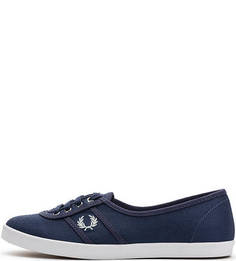 Синие текстильные кеды Fred Perry