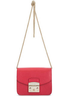 Маленькая кожаная сумка через плечо Furla