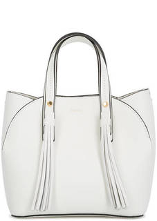 Маленькая кожаная сумка с короткими ручками Furla