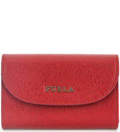 Кожаная визитница с откидным клапаном Furla