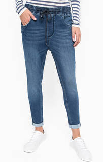 Синие зауженные брюки Mustang