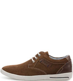 Замшевые перфорированные ботинки S.Oliver