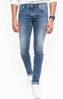 Синие джинсы скинни Gas