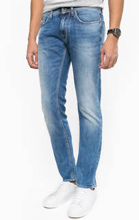 Синие зауженные джинсы с пятью карманами Gas