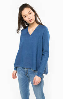 Хлопковый свитшот с треугольным вырезом Scotch&Soda