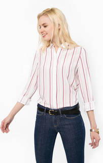 Блуза из вискозы в полоску Tommy Hilfiger