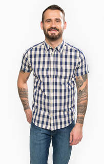 Хлопковая рубашка в клетку Wrangler